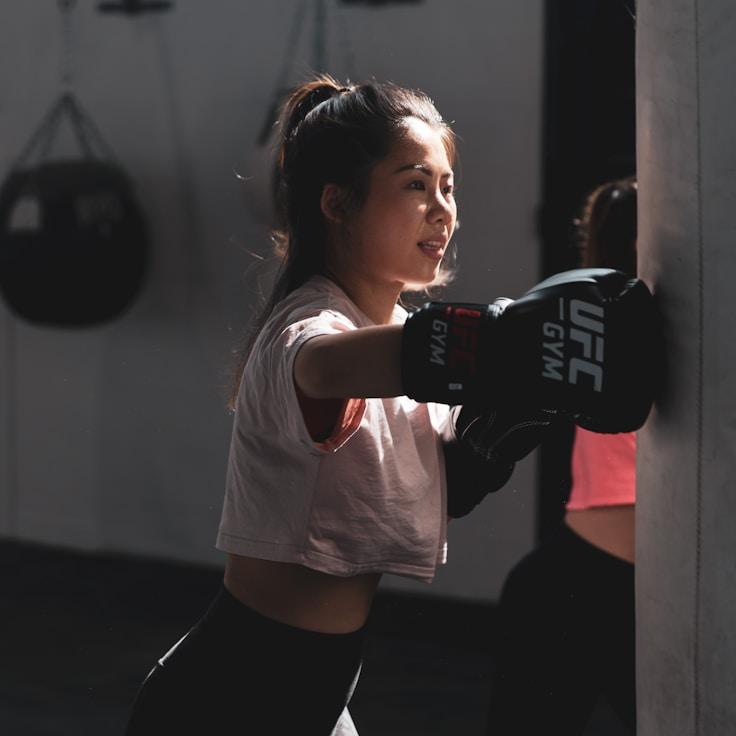 Group workout class session